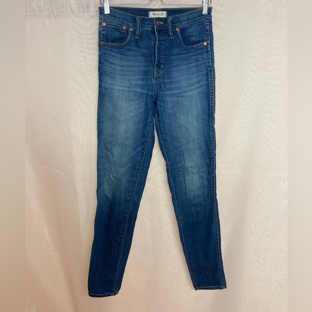 Madewell high - rise skinny, medium wash